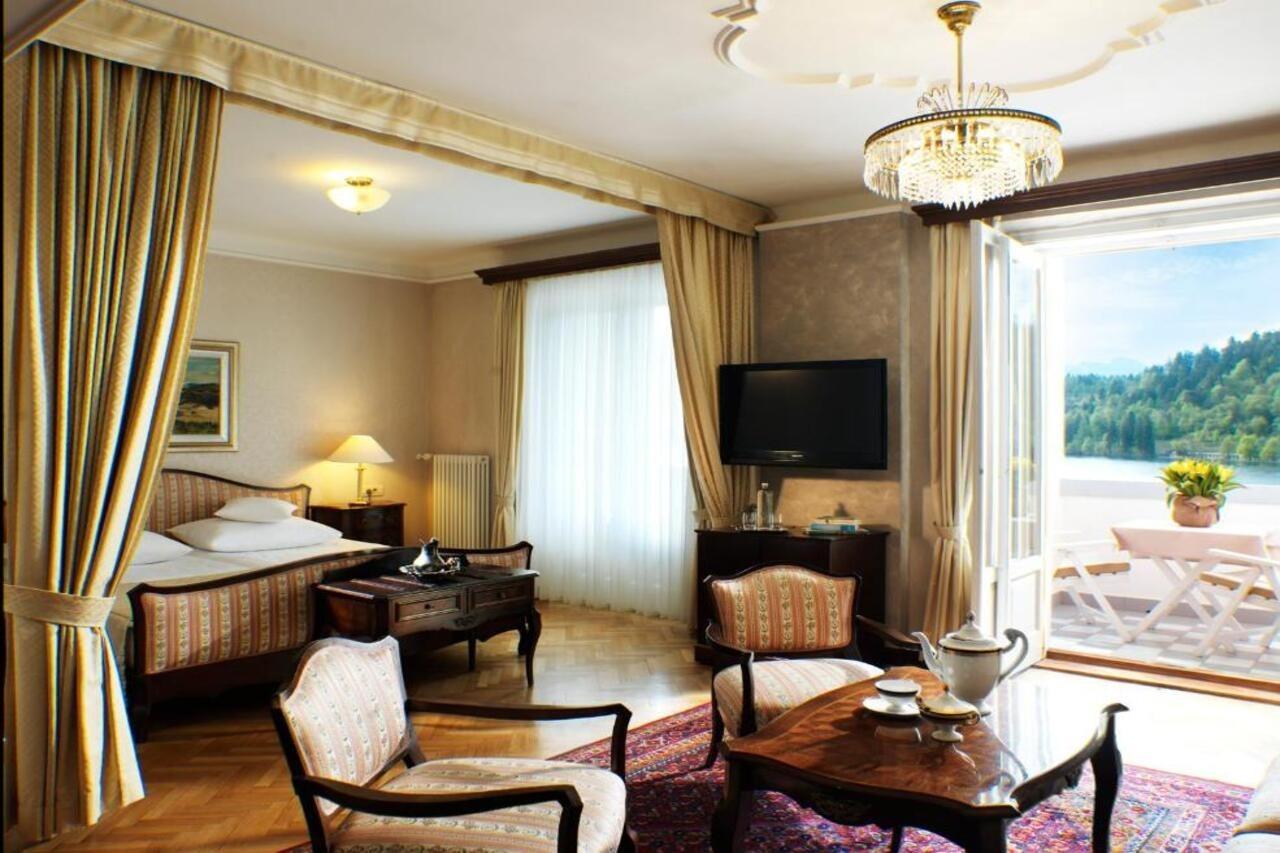 Grand Hotel Toplice - Small Luxury Hotels Of The World Bled Luaran gambar A suite at the Grand Hotel