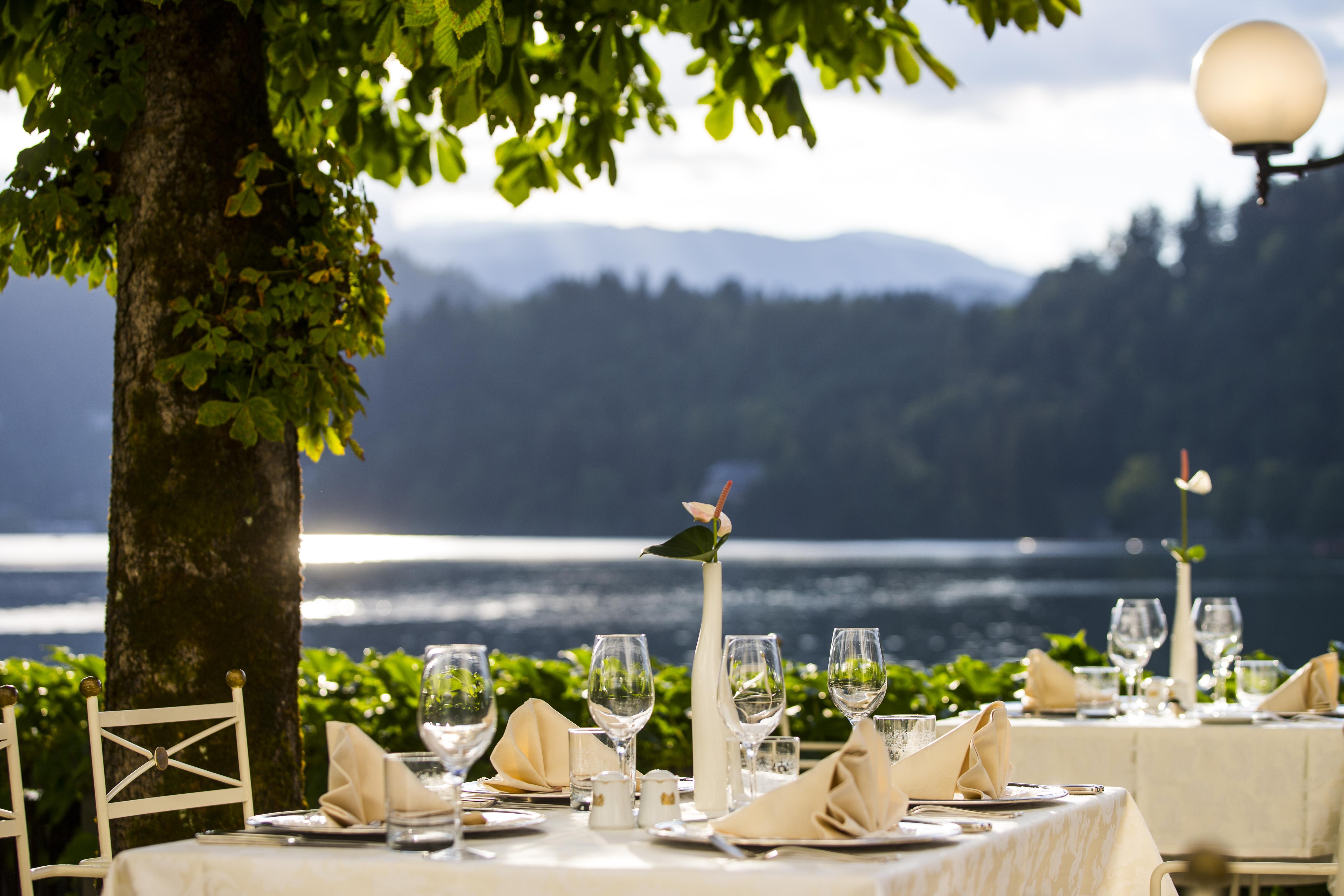 Grand Hotel Toplice - Small Luxury Hotels Of The World Bled Luaran gambar Restaurant "Belvedere"