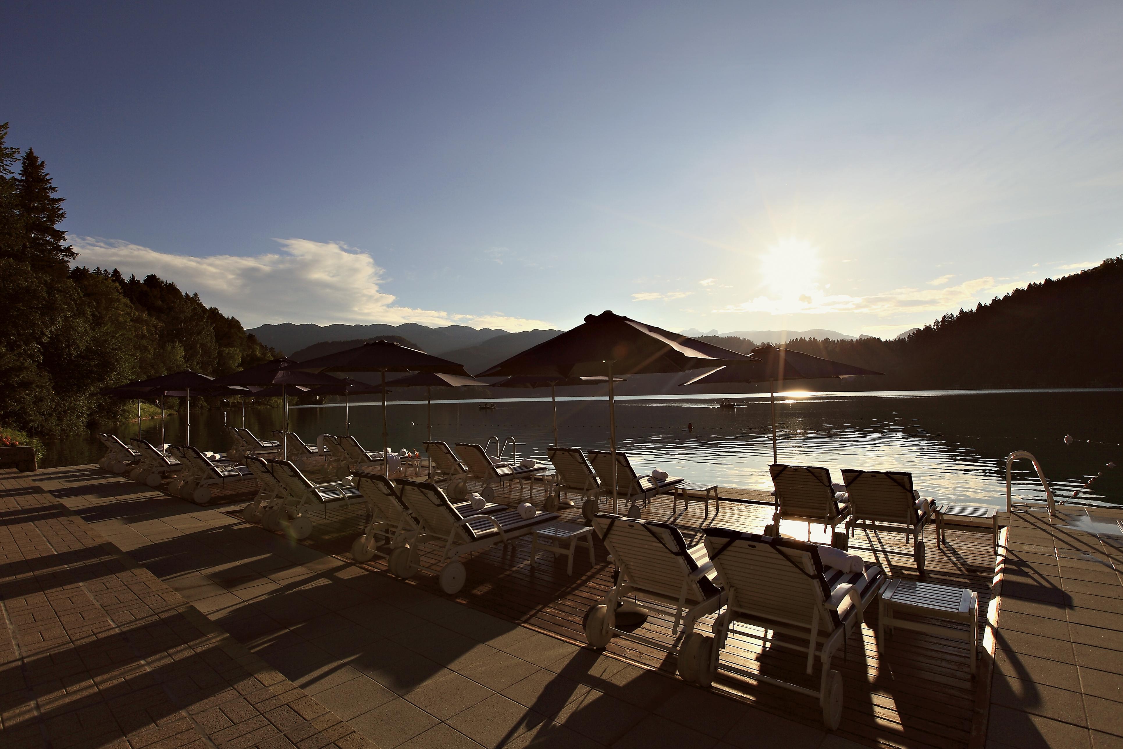 Grand Hotel Toplice - Small Luxury Hotels Of The World Bled Luaran gambar View of the lake