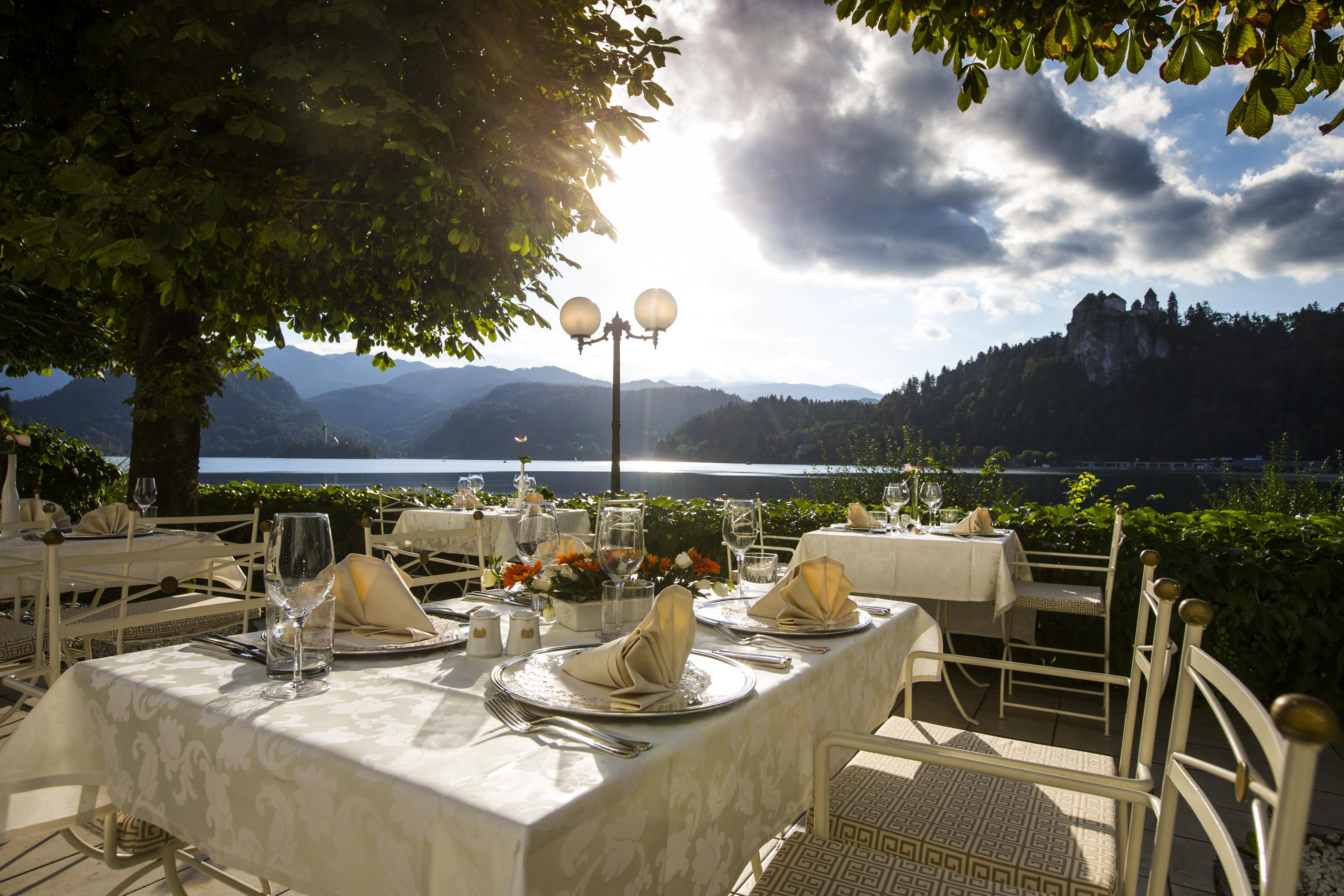 Grand Hotel Toplice - Small Luxury Hotels Of The World Bled Luaran gambar The restaurant